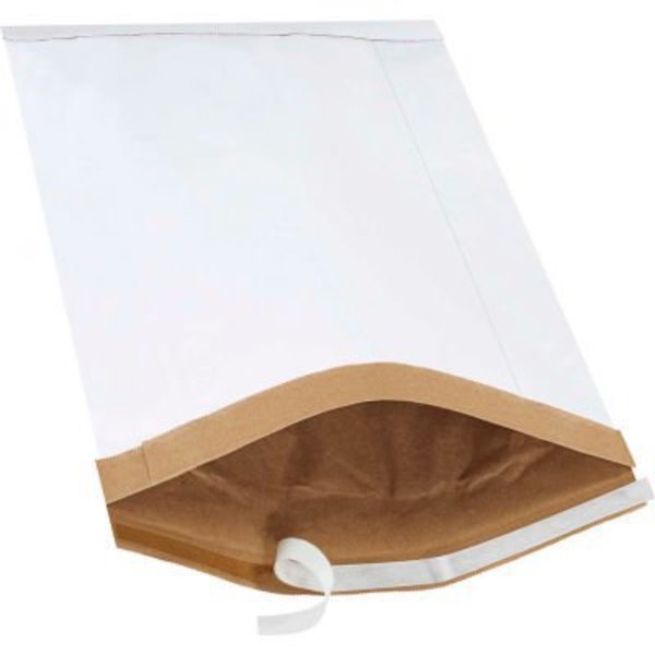 Box Packaging Self Seal Padded Mailers, #6, 12-1/2"W x 19"L, White, 25/Pack B810WSS25PK